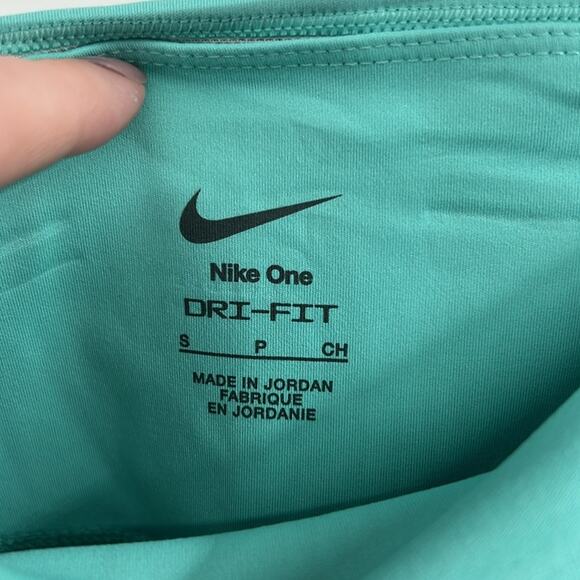 Nike Women's High Rise 7/8 Length Leggings with pockets - Teal - Small - NWT - Picture 5 of 9